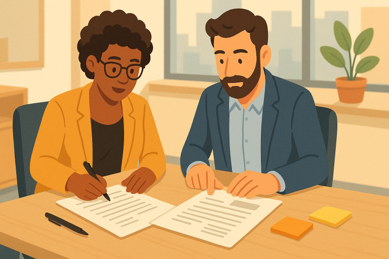 Serviços de tradução de contratos para acordos transfronteiriços