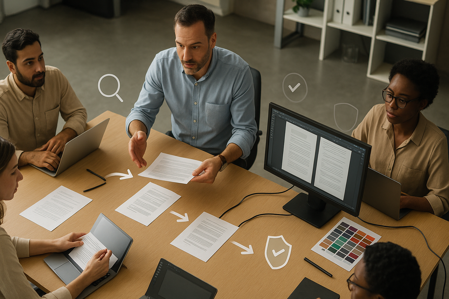 workflow of a translation company ensuring quality at each step