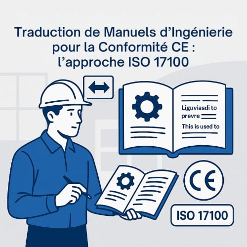 services de traduction technique pour l’ingénierie selon ISO 17100 et DTP