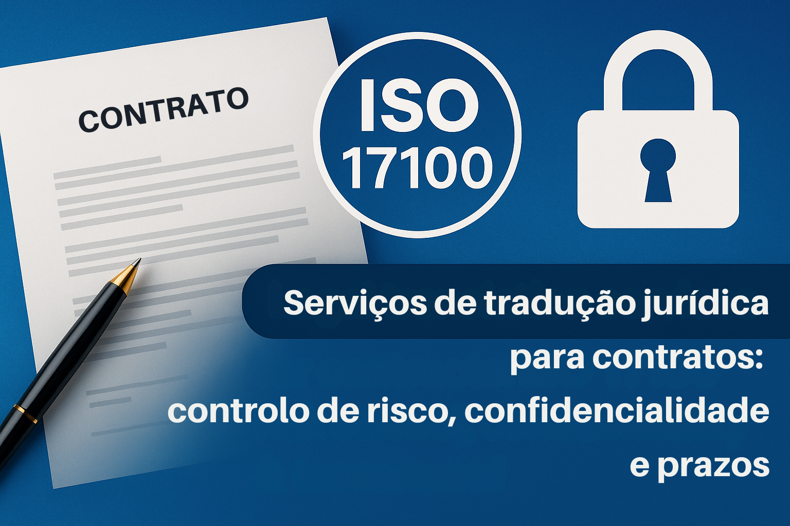 serviços de tradução jurídica para contratos sob ISO 17100 com manuseamento seguro