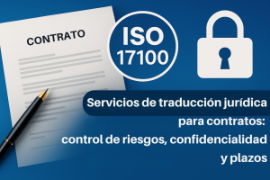 servicios de traducción jurídica para contratos bajo ISO 17100 con manejo seguro
