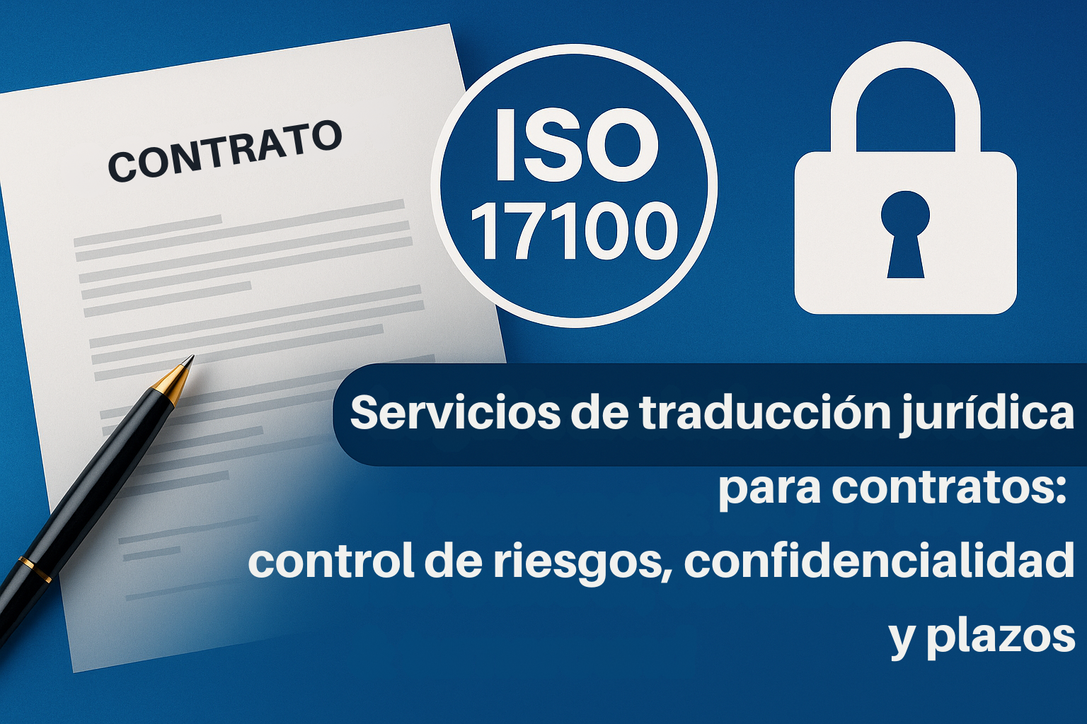 servicios de traducción jurídica para contratos bajo ISO 17100 con manejo seguro
