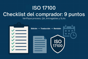M21Global Traducciones – Servicios Profesionales de Traducción 7 auditor revisando flujo de servicios de traducción certificados ISO 17100