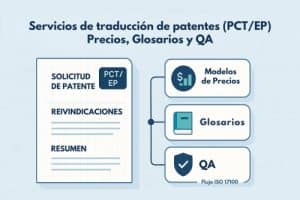 servicios de traducción de patentes (PCT/EP) — precisión técnica y seguridad jurídica