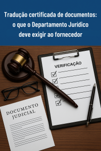 tradução certificada de documentos para tribunal pronta para apresentação