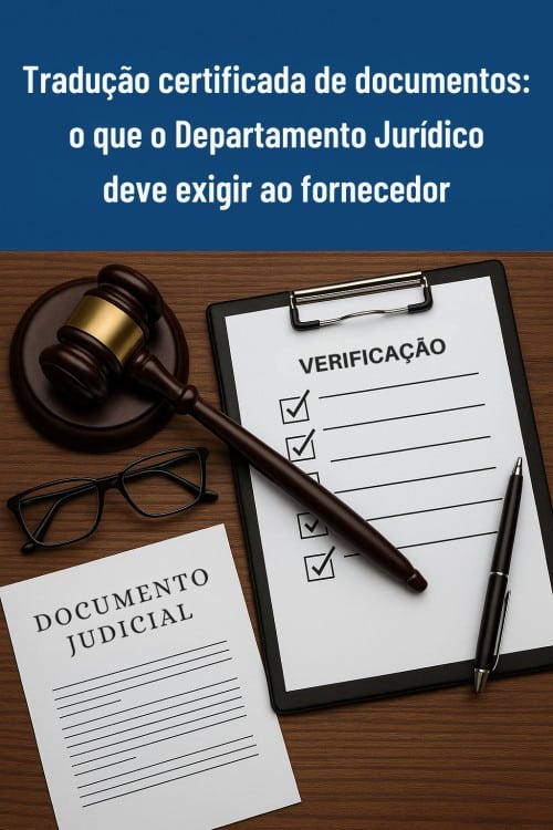 tradução certificada de documentos para tribunal pronta para apresentação