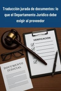 traducción jurada de documentos para tribunales lista para presentación