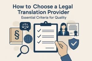 M21Global Translations – Professional Translation Services 7 How to choose a legal translation provider with quality certifications and evaluation criteria