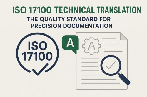 ISO 17100 Technical Translation: The Quality Standard for Precision Documentation 1 ISO 17100 technical translation certification with quality documentation standards