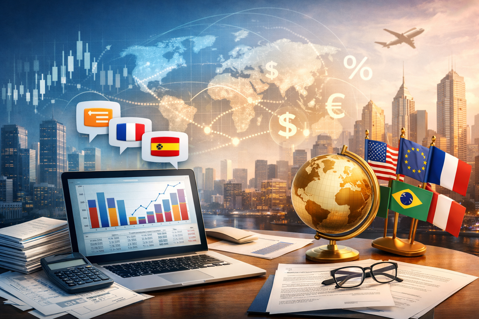 Servicios de Traducción Financiera: Precisión para los Mercados de Capitales Globales 1 Espacio de trabajo de servicios de traducción financiera con informes anuales y herramientas de traducción profesional para el mercado español